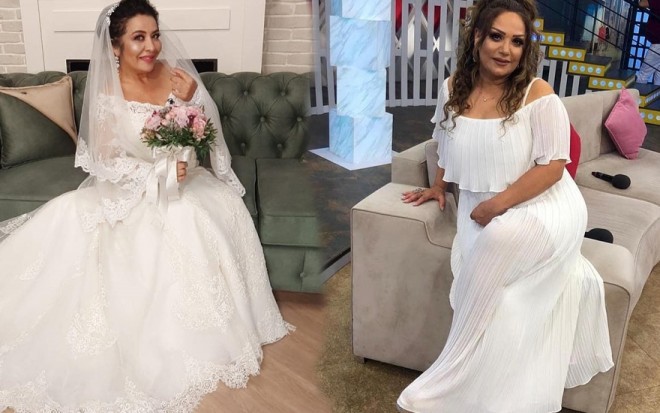 Mənzurə və Samirə&nbsp;gəlinlik geyimində&nbsp;