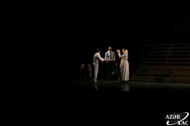 “Aydın” pyesi tamaşaya qoyuldu - foto