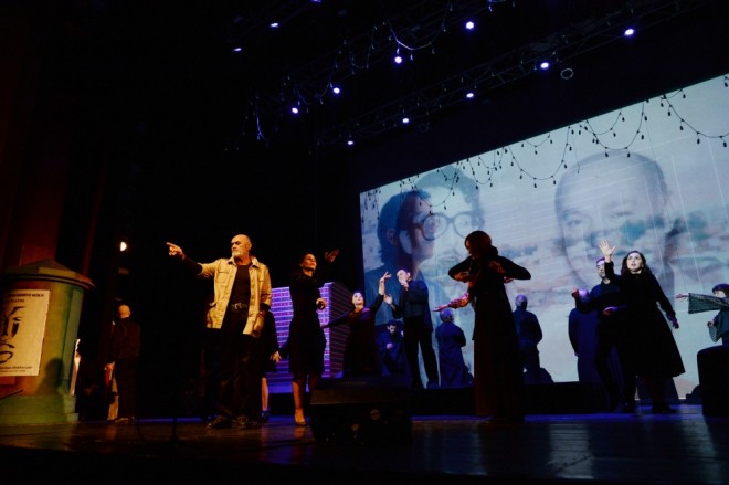 YUĞ Teatrının 30, Vaqif İbrahimoğlunun 70 illiyi qeyd olundu - foto