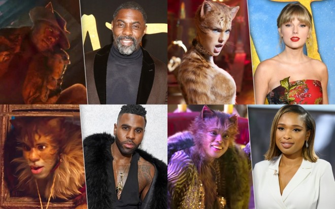 Məşhur ulduzlar "Pişiklər" müziklında - foto