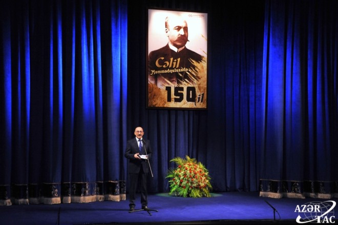 Cəlil Məmmədquluzadənin 150 illik yubileyi qeyd olundu - foto