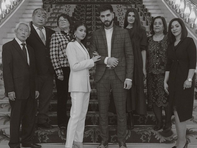 Elman koreyalı model ilə evləndi - foto