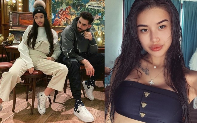 Elman Zeynalov koreyalı xanımı ilə dincəlir - foto+video