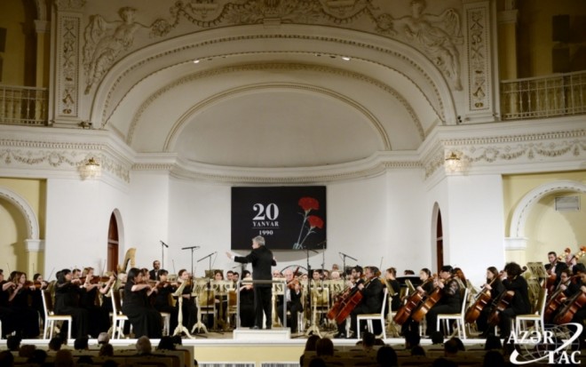 20 Yanvar şəhidlərinin xatirəsi yad edilib - foto