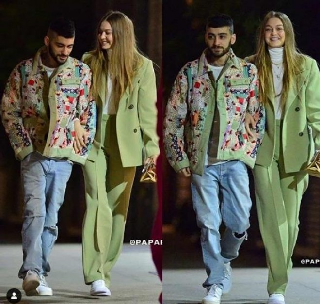 Müğənni ilə model barışdılar - foto