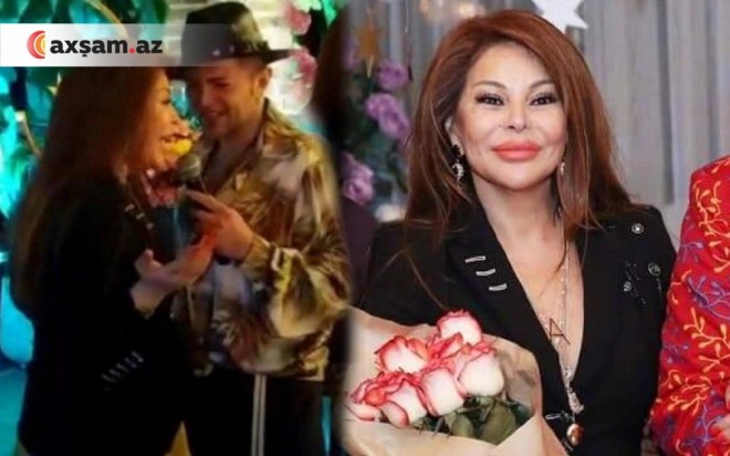 Aygün özünə gizlin ad günü etdi - foto+video