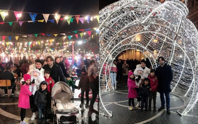 Xuraman Şuşalı ailə gəzintisinə çıxdı - foto