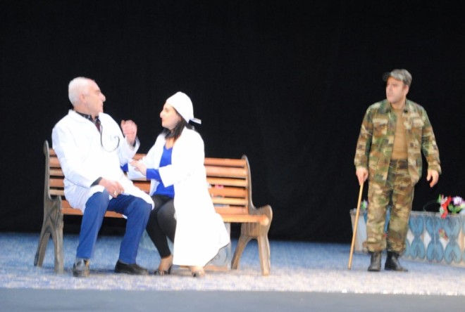 "Vicdanın hökmü" tamaşası nümayiş olundu - foto