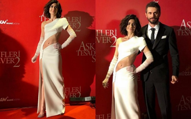 Nəsrin gecəyə libası ilə damğa vurdu - foto