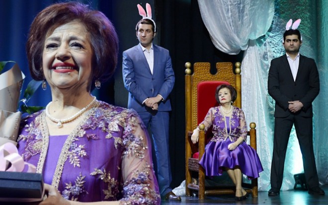 Almaz Mustafayevanın 70 illik yubileyi - foto