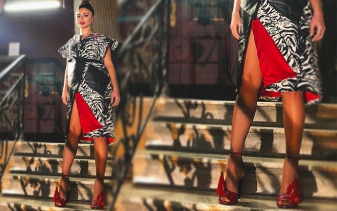 Ayselin paltarı və ayaqqabısı diqqət çəkdi - foto&nbsp;