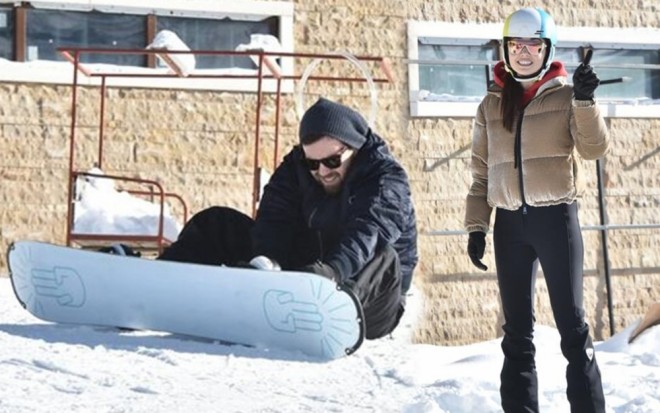 Müğənni sevgilisi ilə tətilə çıxdı - foto