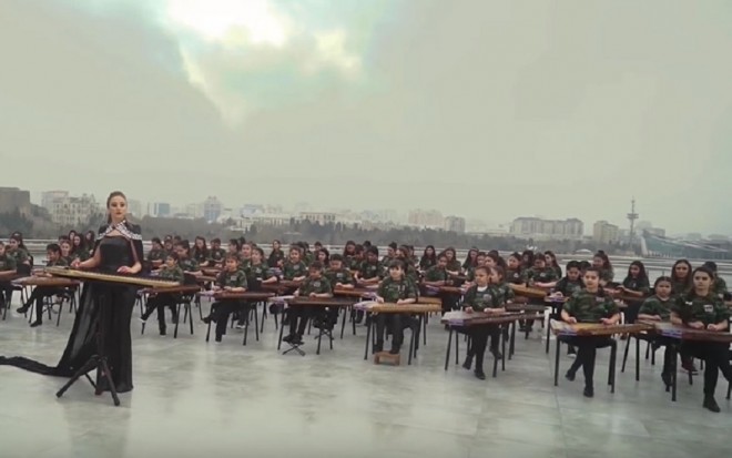 Kanon ifaçıları Xocalı kompozisiyası hazırladı - video