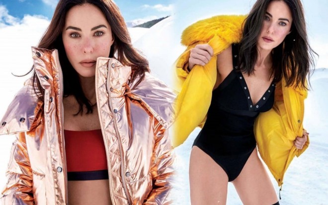 Aktrisa qarda&nbsp;poz verdi - foto