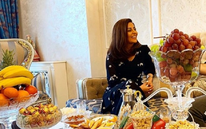 Gülay Zeynallı evini göstərdi - foto