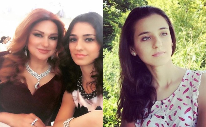 Mələkxanım böyük qızı Hökümə ilə - foto