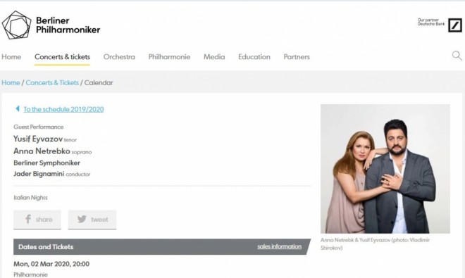 Yusif Eyvazov Berlin səhnəsində çıxış edəcək