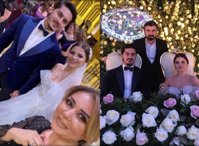 Aynişan Quliyevanın toyu oldu - foto+video