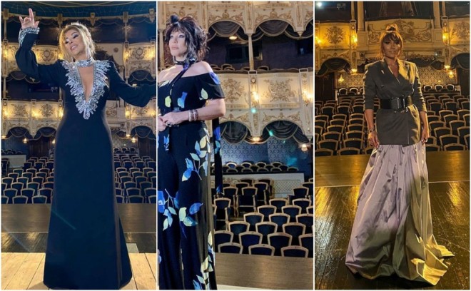 Küsülü müğənnilər eyni səhnəyə çıxdılar - foto