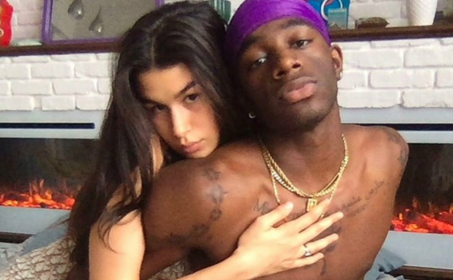 Erika qaradərili sevgilisi ilə gündəmə gəldi