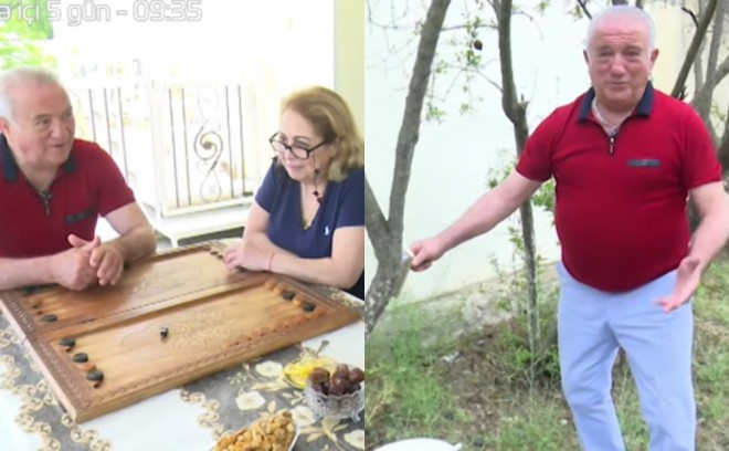 Xalq artisti bağda iş gördüyü üçün kökəlmir