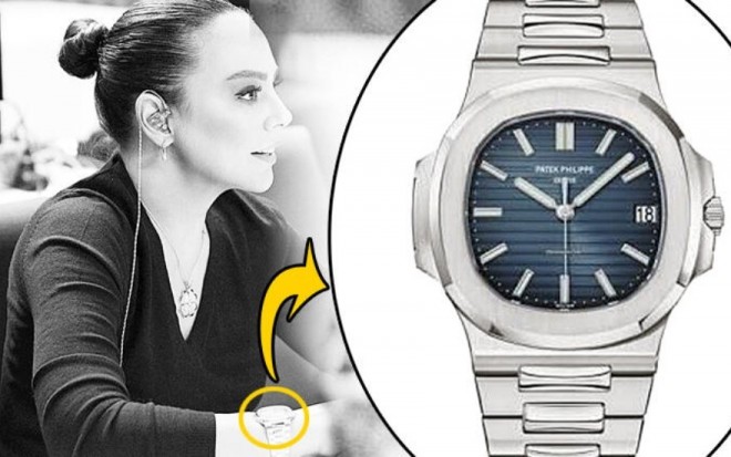 Ebru Gündeş bahalı saat taxdı