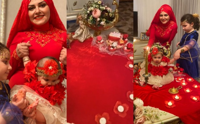 Məryəmə xınayaxdı etdi - video