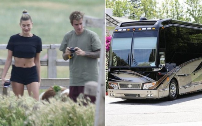 Müğənni 4 təkərli ev ilə gəzintiyə çıxdı - foto