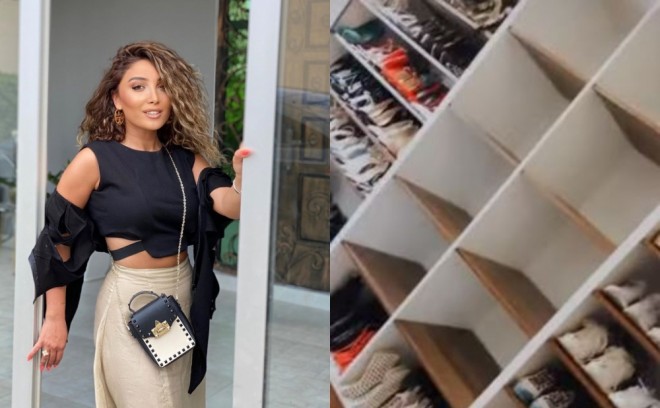 Günay qarderobunu göstərdi - video