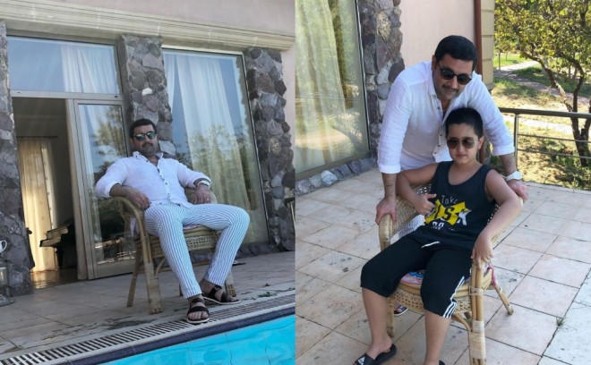 İzzət istirahətə ailəsi ilə getdi