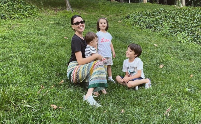 &nbsp;Safurə Əliyeva övladları ilə dincəlir - foto