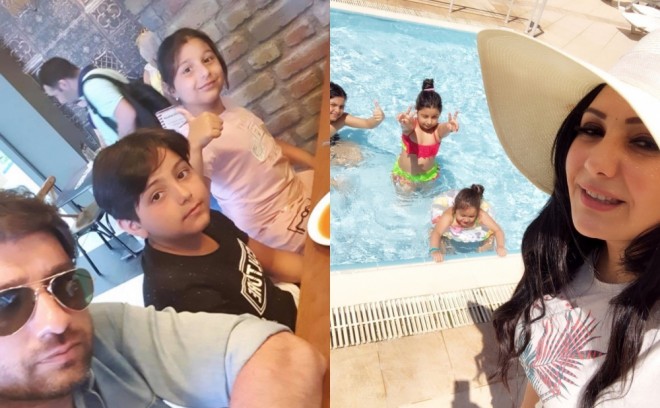 Aygün ailəsi ilə yay tətilində - foto