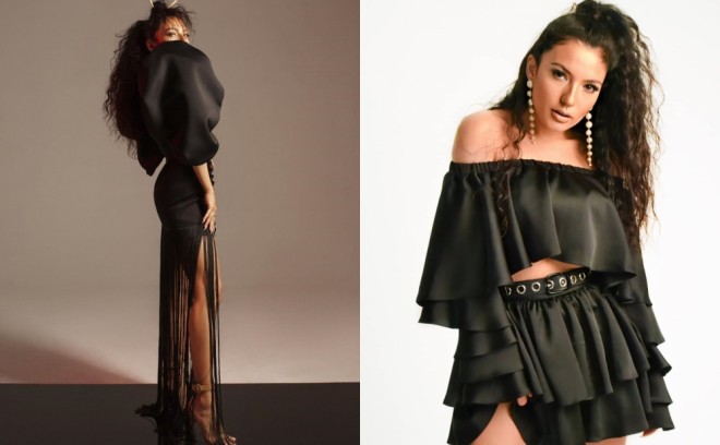 Dilarənin qara libasda yeni fotosessiyası