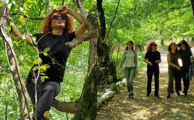 Əməkdar artist istirahətini Qusarda keçirdi - foto