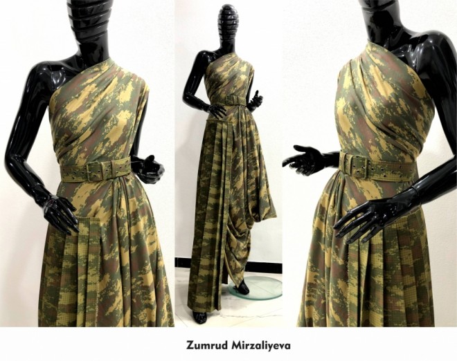 Yerli dizaynerlər Milli Orduya dəstək göstərir - foto