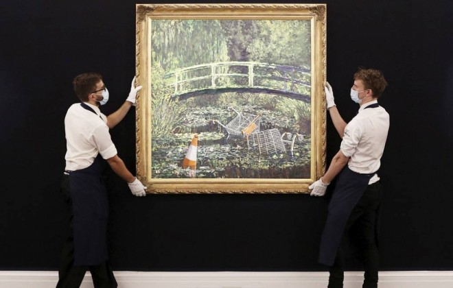 Benksin əsəri 9.8 milyon dollara satildı