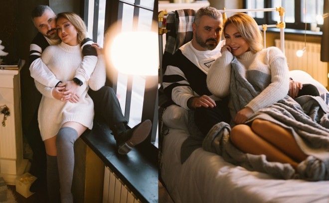 Nura Suri və Samir Bayramlının Yeni il fotosessiyası