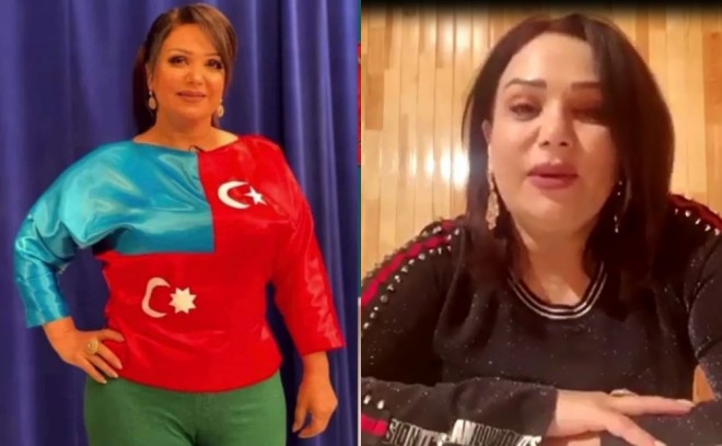 Mənzurə qalmaqallı geyimindən danışdı - video