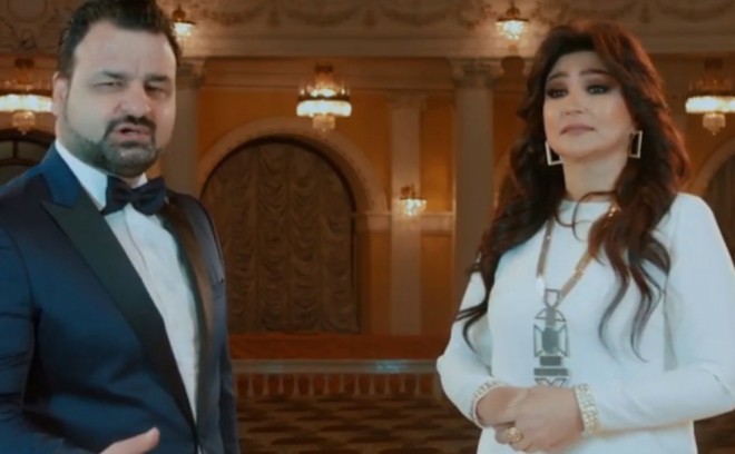 Xalq artistləri "Qələbə paradı" oxudular - video