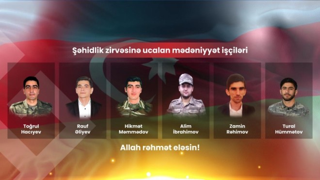 Vətən müharibəsinin qəhrəman mədəniyyət işçiləri tanıyaq!