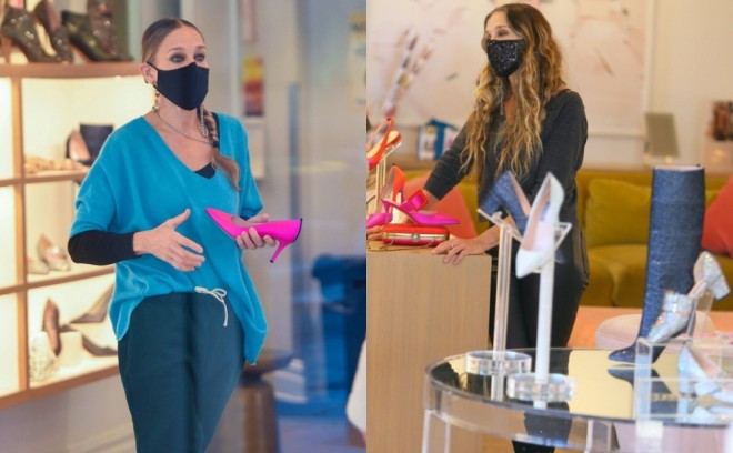 Hollivud ulduzu ayaqqabı satır - foto