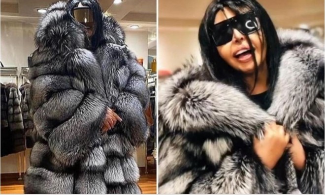 Bülent Ersoy hevyan dərisindən kürk alıb