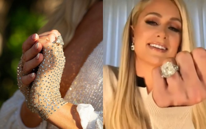 Müğənni-diceyin bahalı nişan üzüyü - foto