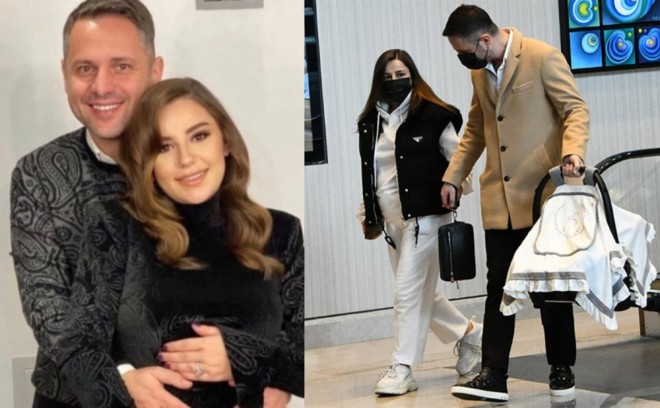 Müğənni körpəsi ilə xəstəxanadan ayrıldı - foto