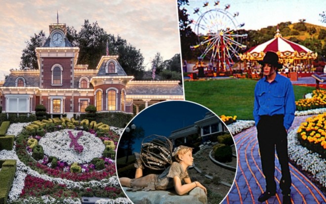 Maykl Ceksonun evindəki heykəllər satılır - foto