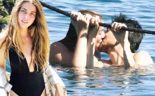 Aktrisa sevgilisi ilə dincəlir