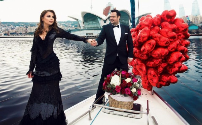 Sevdadan ərinə sevgi etirafı  - foto