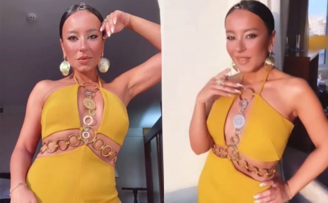 Tünzalə Ağayeva geyimi ilə gündəm oldu - foto