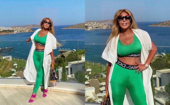 Xalq artisti bahalı geyimi ilə gündəmə gəldi - foto