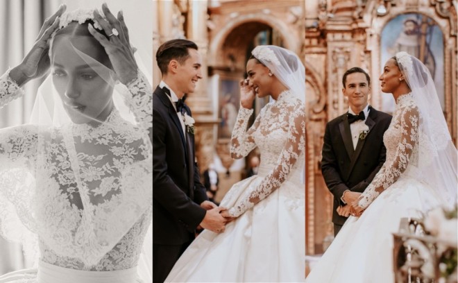 Supermodel ərə getdi - foto